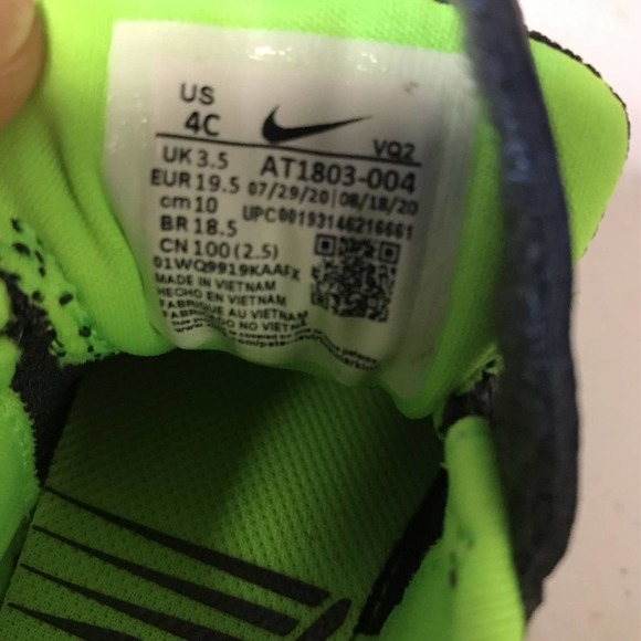 Nike Unisex Kids Size 4C Child Nike Star Runner 2 (TDV) Running Shoes - Picture 6 of 7